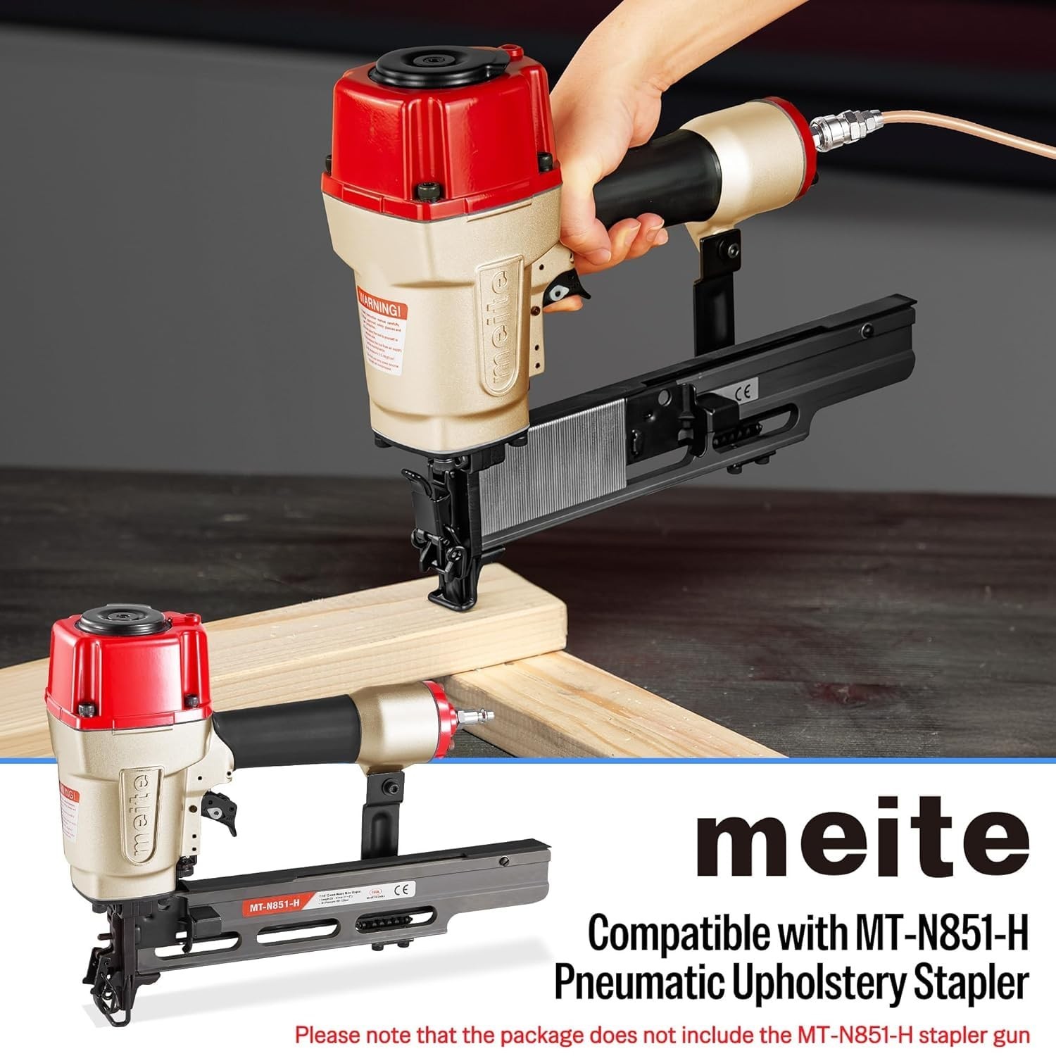 meite 16 Gauge 7/16-Inch Crown Staples Galvanized Heavy-Duty N-Style Staples
