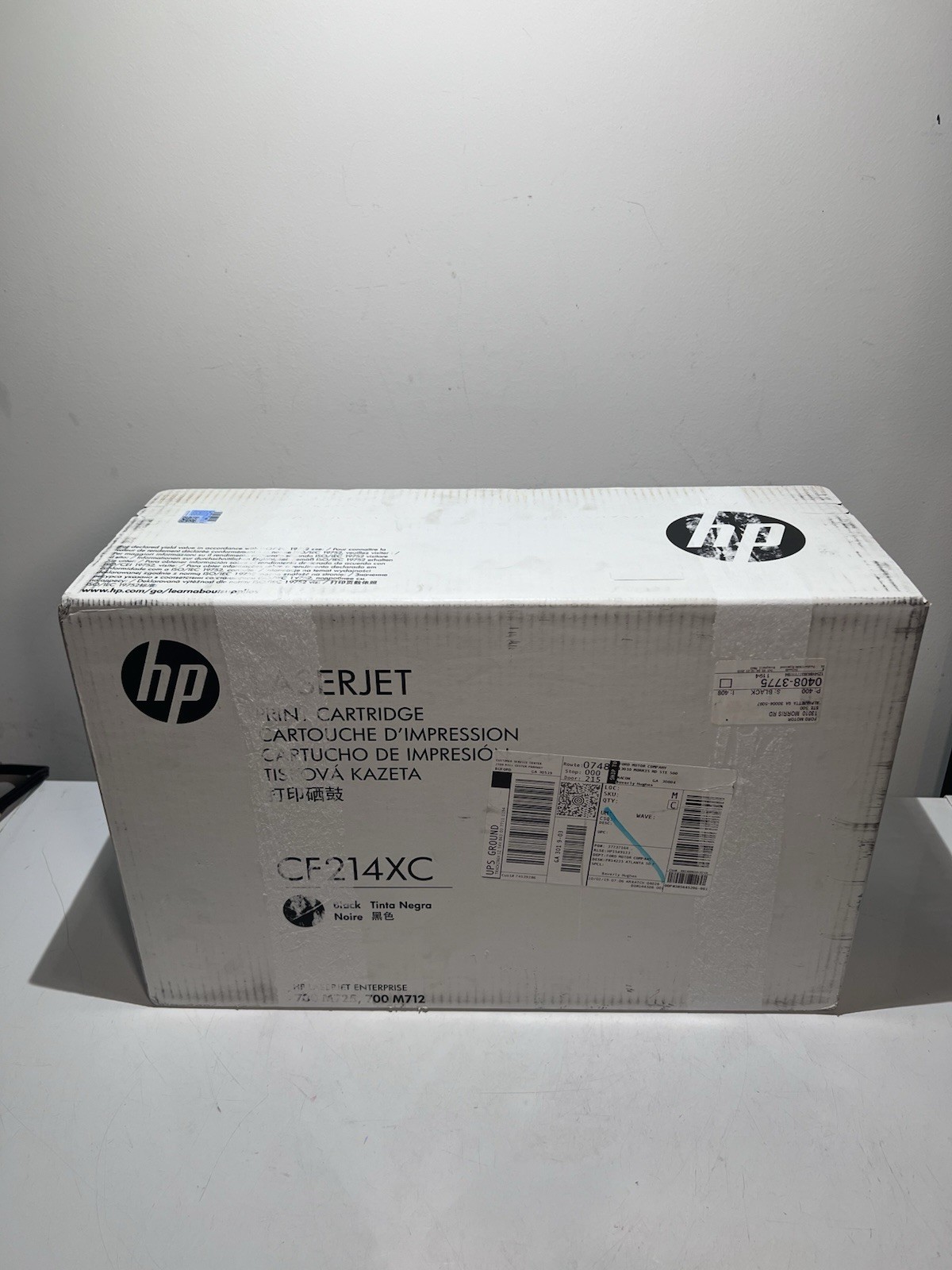 Genuine Hewlett Packard CF214XC Black Toner Cartridge New Sealed Stock