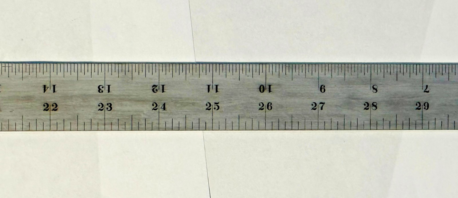 Starrett 36″ Steel Rule No. C604R Machinist Ruler 4R Graduation Tempered USA