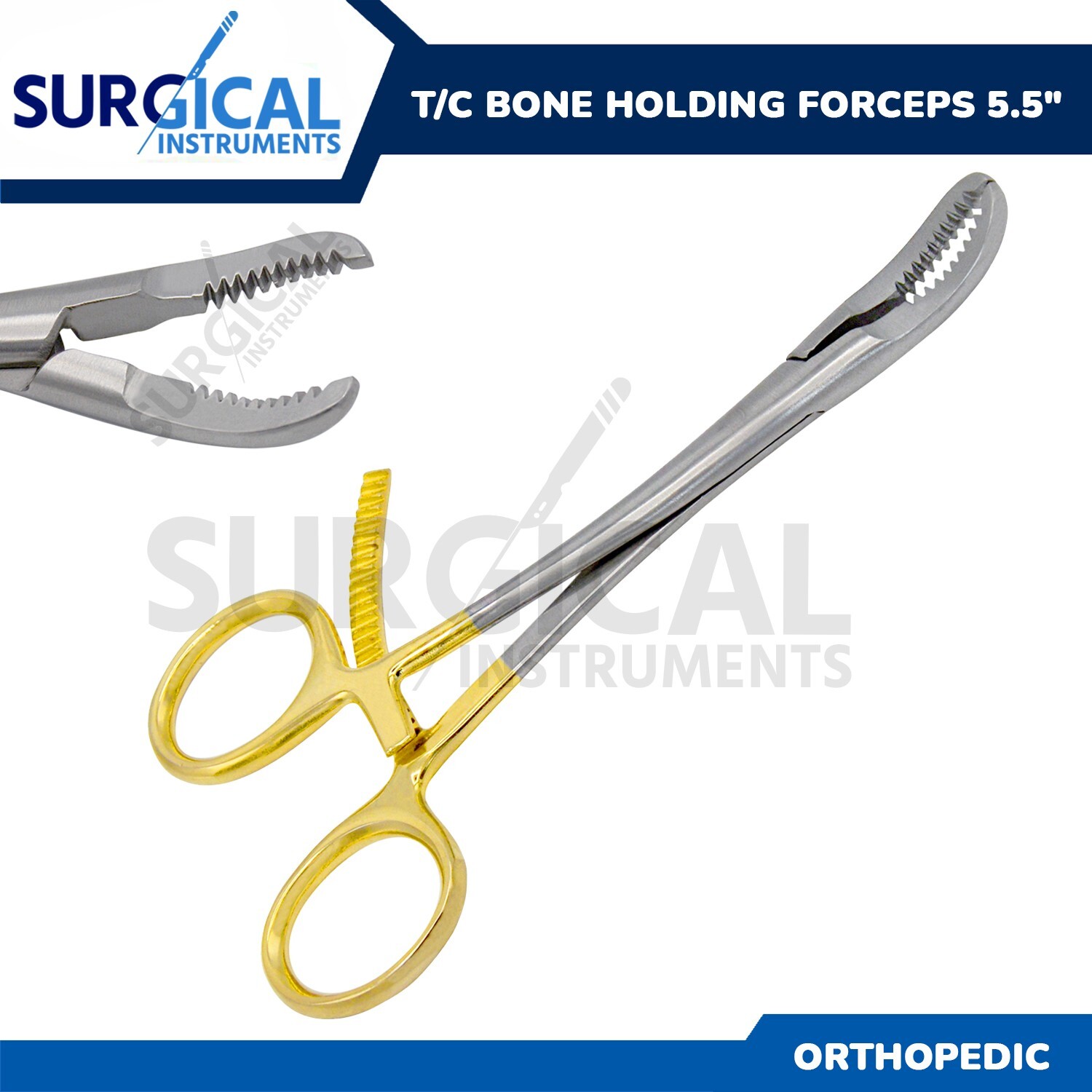 T/C Bone Holding Forceps 5.5″ Surgical Orthopedic Instruments German Grade