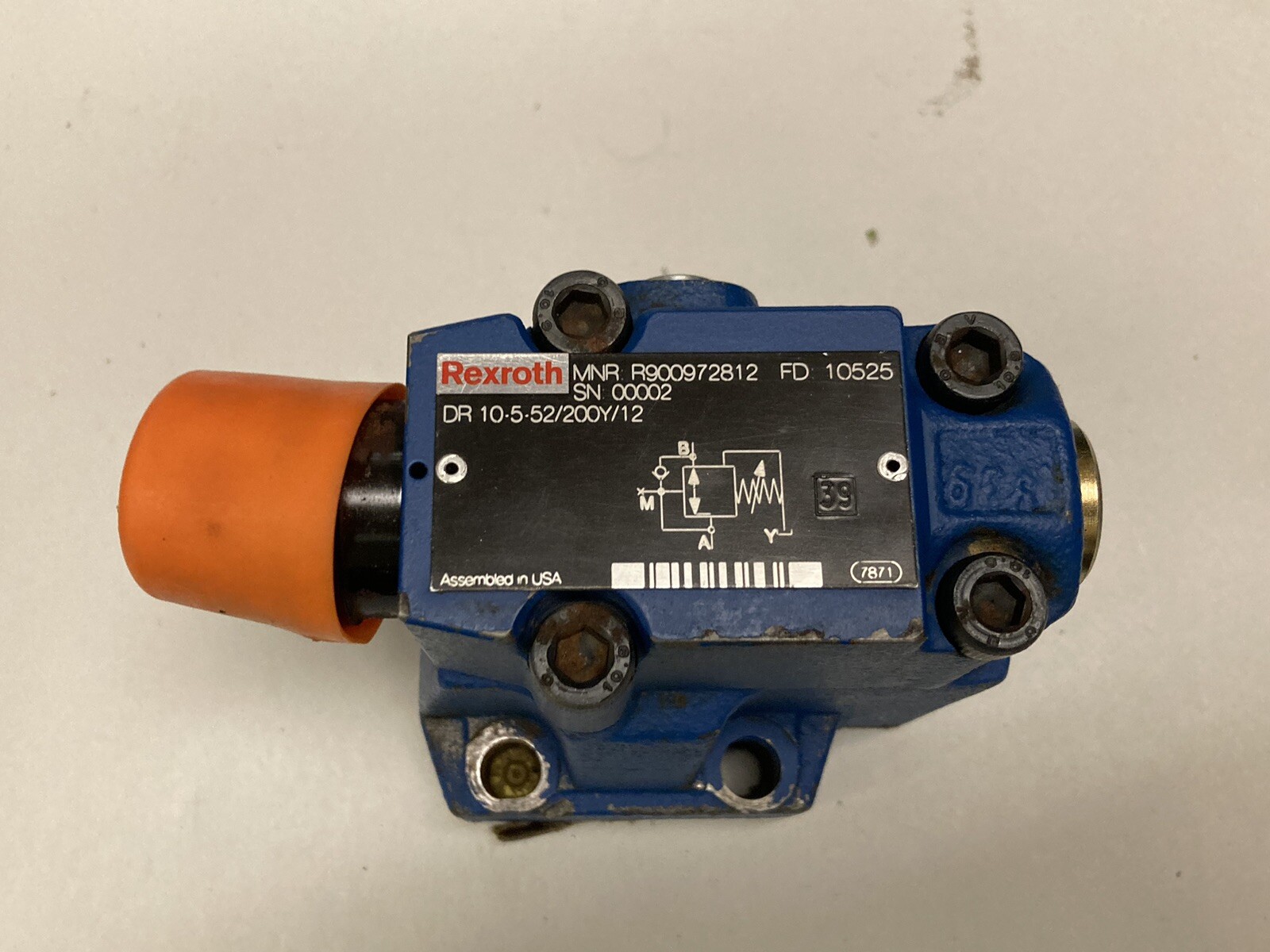 Rexroth,DR10-5-52/200Y/12,Pressure Cut Off Valve