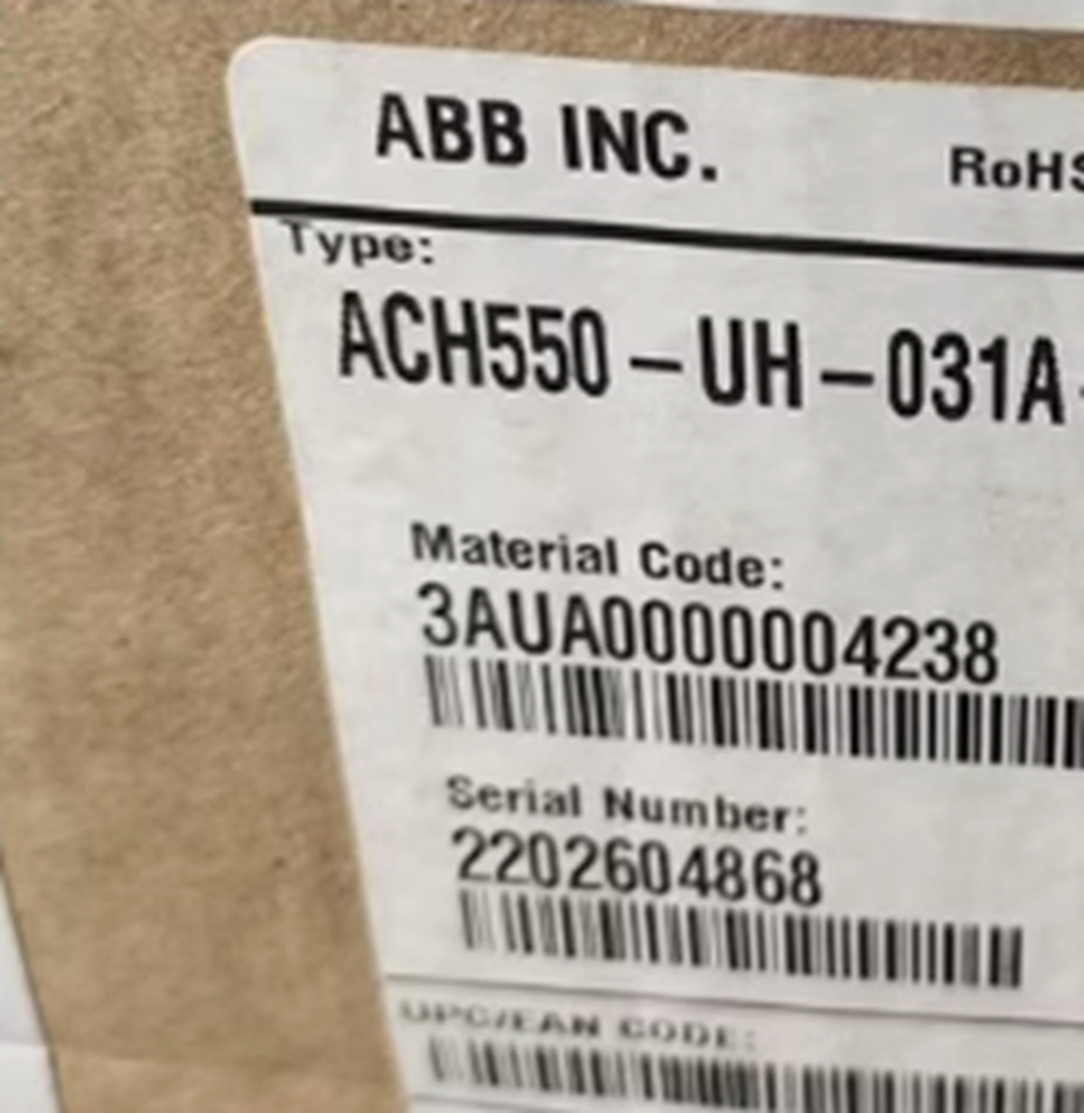 1PC ABB Inverter ACH550-UH-031A-4 20HP 15KW 3-Phase 31A ACH550UH031A4