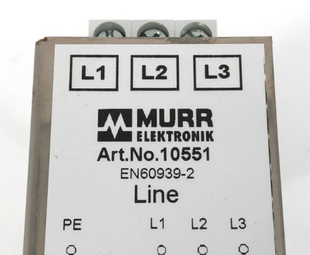 New Murr Elektronik 10551 EMC Filter 3-Phase 2-Stage 500VAC 12A MEF Series