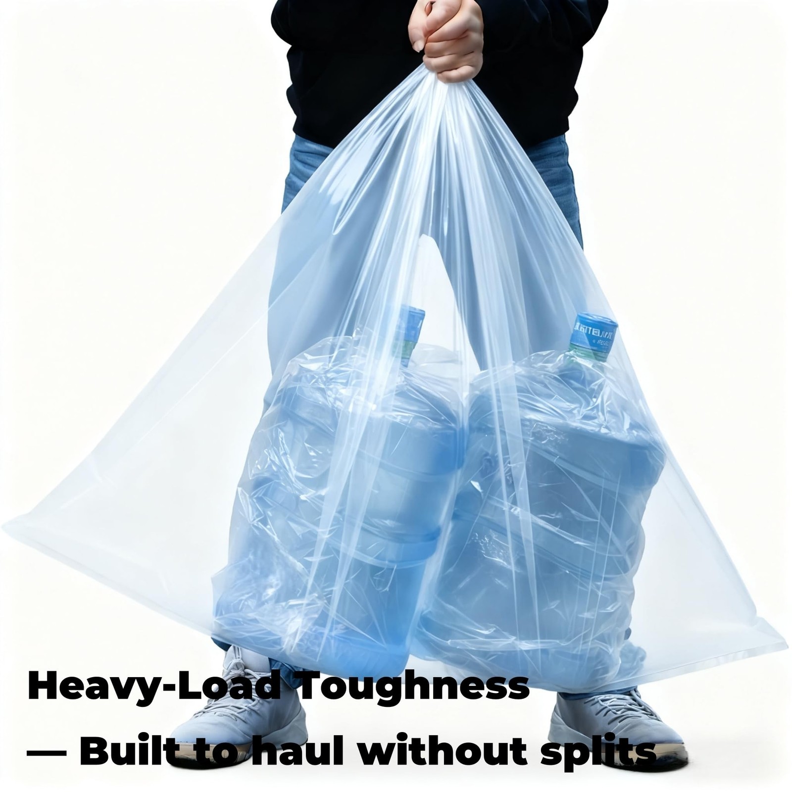 Nylon Pack Liner Backpacking Bags 20×36 Inch – 10 Pack Heavy-Duty 5.5 Mil