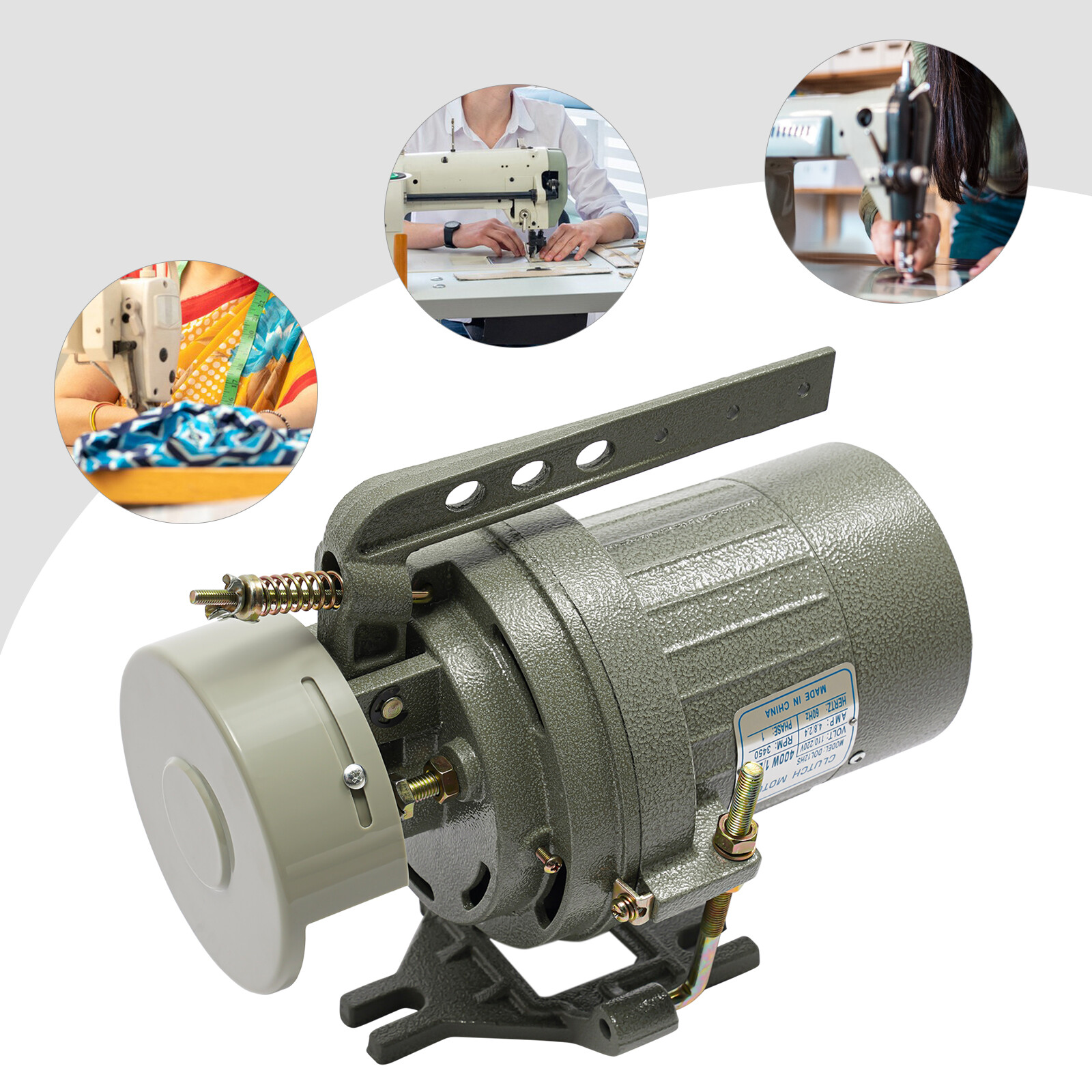 400W Electric Sewing Machine Motor Clutch Motor For Industrial Sewing Machine