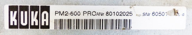 KUKA PM1/2 + PM2-600 Pro Power Supply -used-