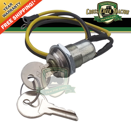 8N3679C Key Switch for Ford 8N, 9N, 2N, NAA, 600, 700, 800, 900, 601, 701+