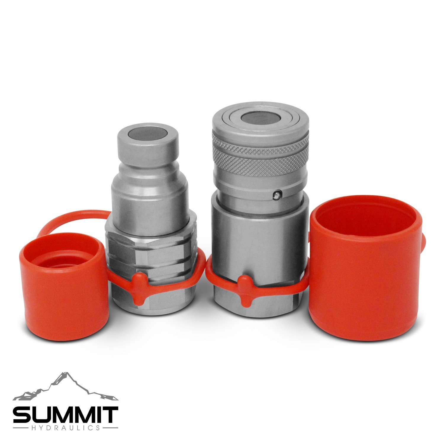 5/8 SAE -10 Flat Face Hydraulic Quick Connect Couplers Bobcat Skid Steer