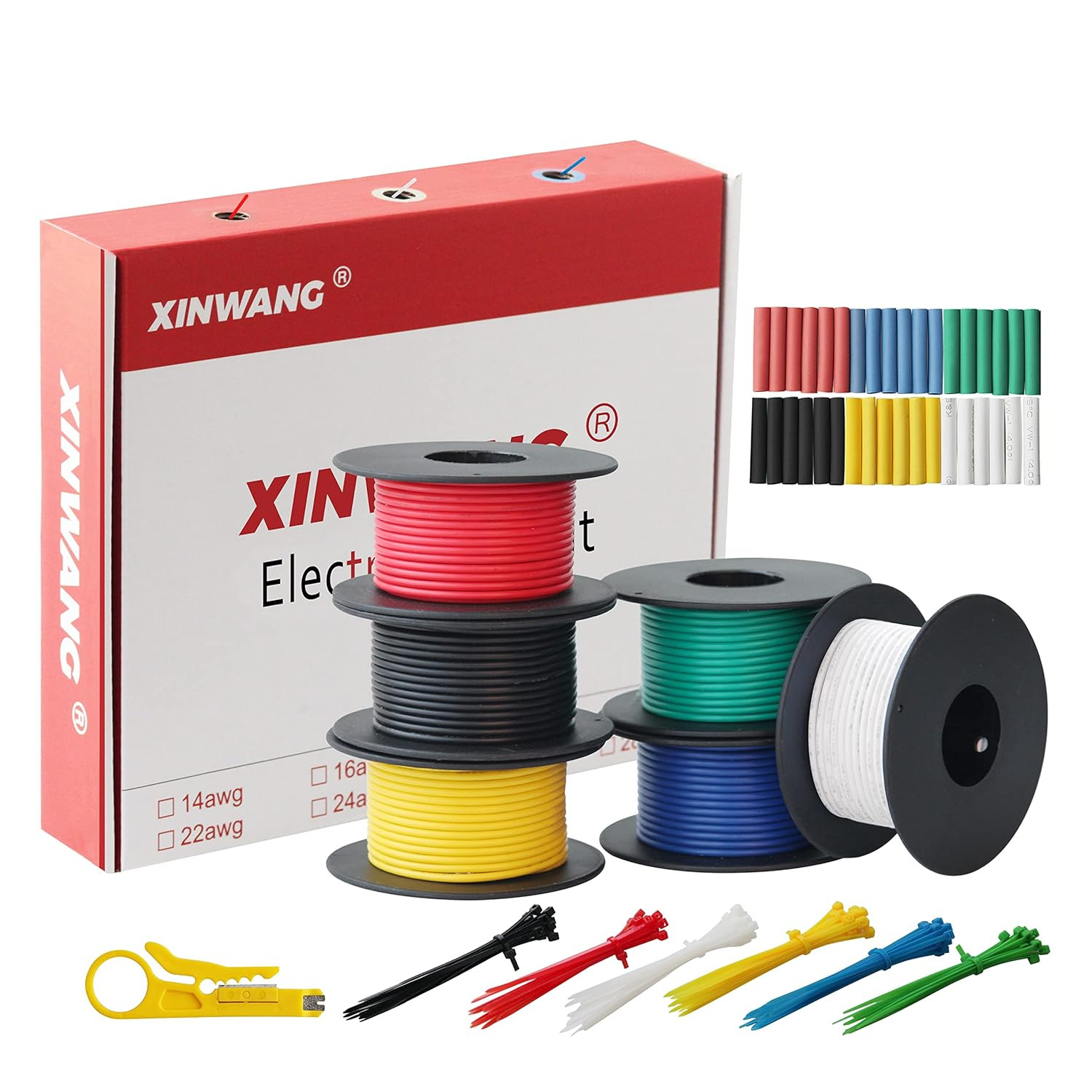 18 Gauge Electrical Wire,18 awg Wire- 18 Gauge Stranded Tinned Copper Wire with