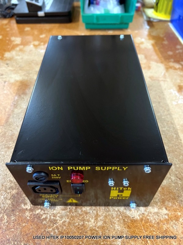 USED HITEK IP100/502/07 POWER ION PUMP SUPPLY FREE SHIPPING