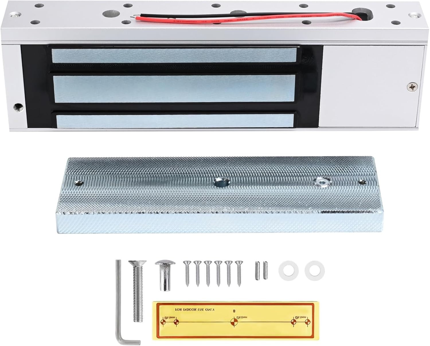 Mag Lock 1200LBS Holding Force Electromagnetic Commercial Lock 12V Fail Safe NC
