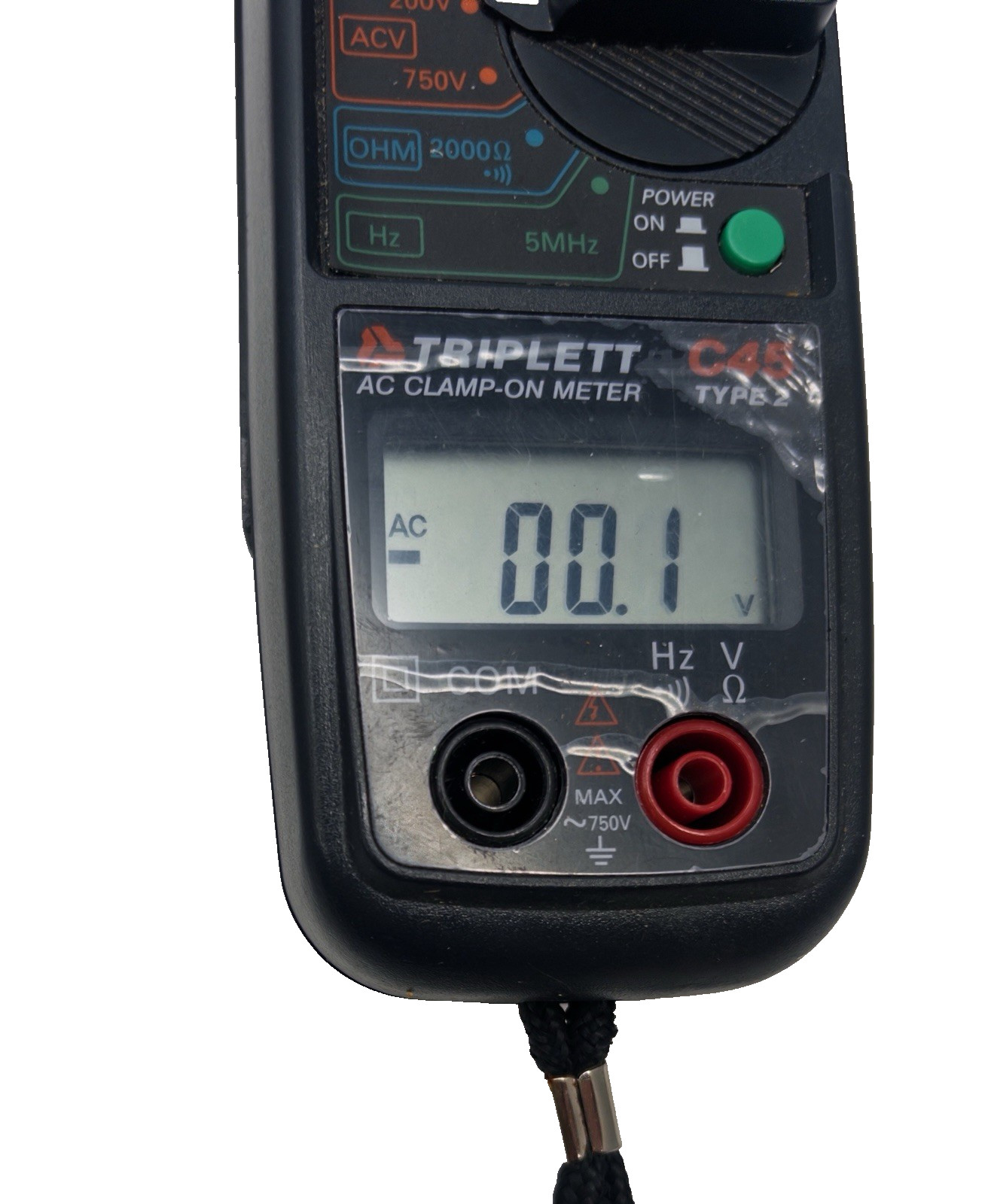 Triplett C45 Type 2 AC Digital Calmp-On Meter