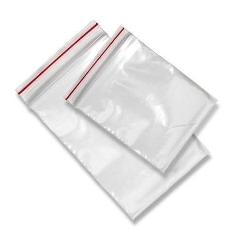 All Sizes All Quantities Resealable Zip Pouches 100, 14x15cm