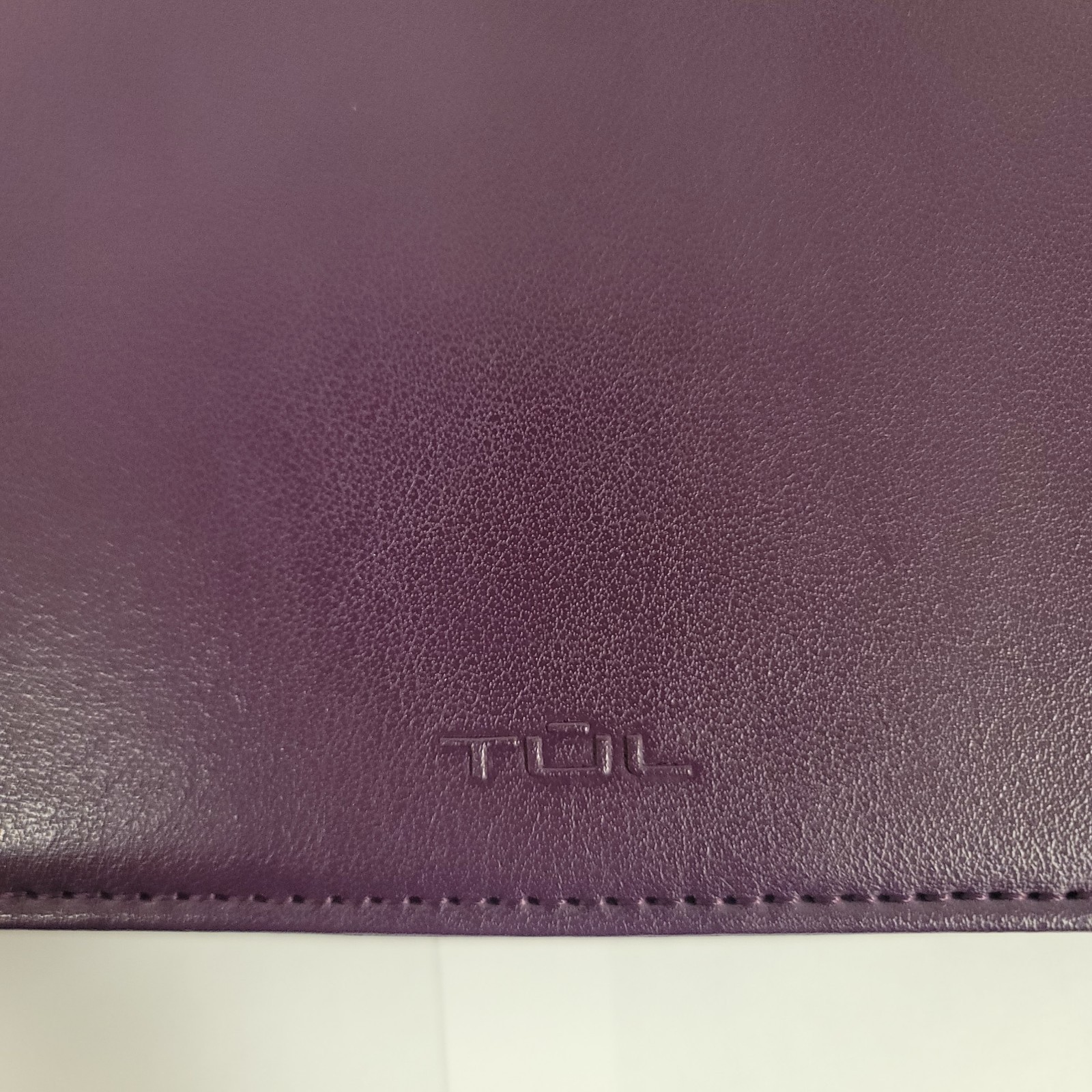 TUL Custom Note-Taking System Discbound Leather Notebook, Letter Size, Purple