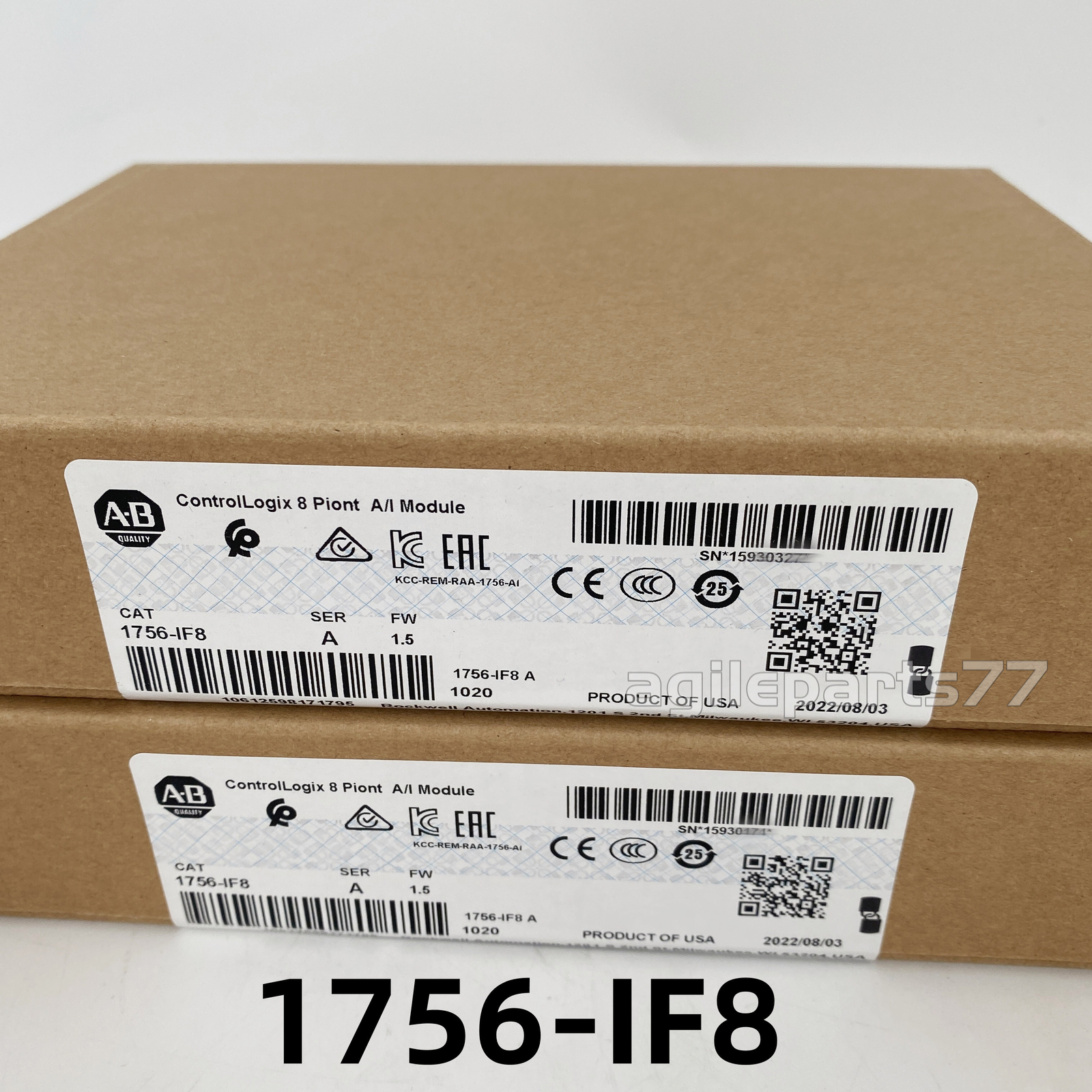 NEW Factory Sealed 1756-IF8 AB ControlLogix Point A/I Module 1756IF8 US Stock