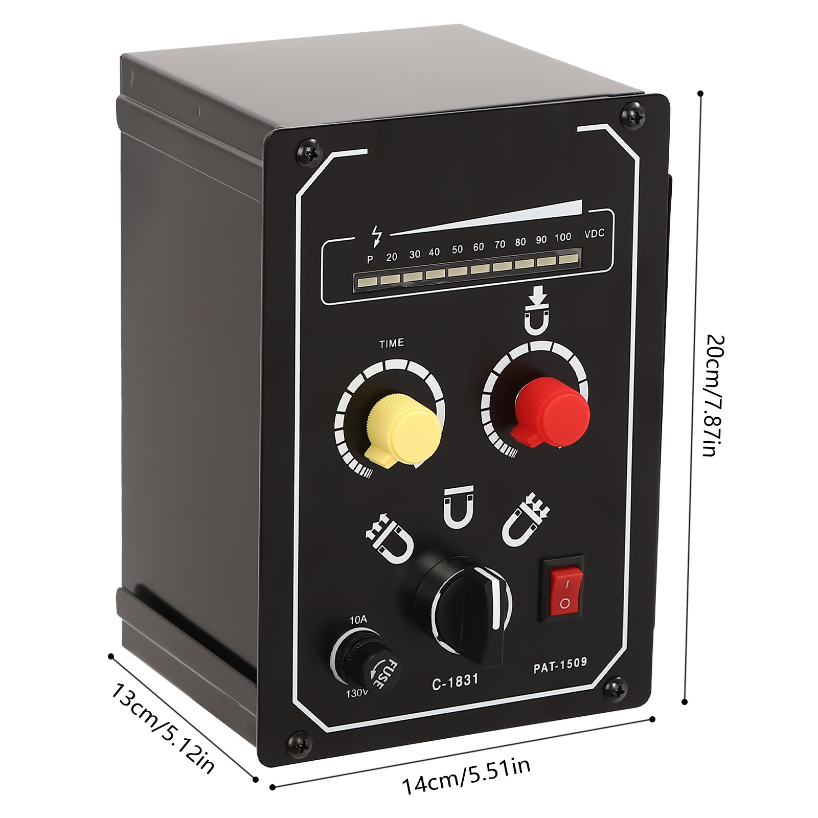 Electro Magnetic Chuck Controller 10A DC 0-100V Adjustable with LED Display 110V