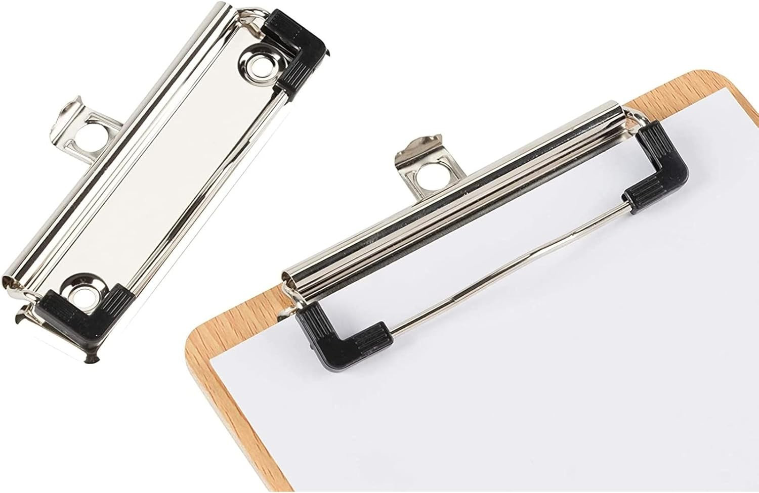 Juvale Mountable Clipboard Clips – Pack of 20 Screw-On Installation & Clipboard