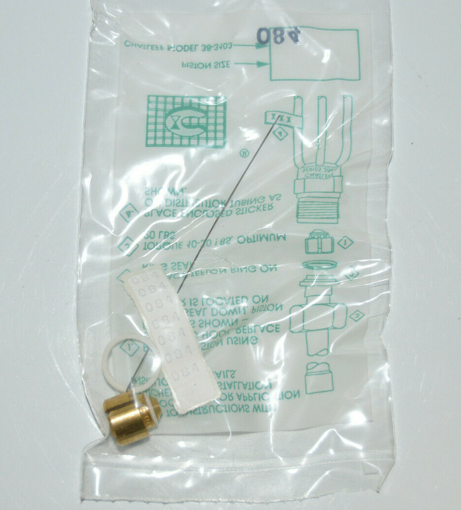 Armstrong Lennox Danfoss HVAC Piston Orifice Kit .084 Orfice Chatleff 38-3103084