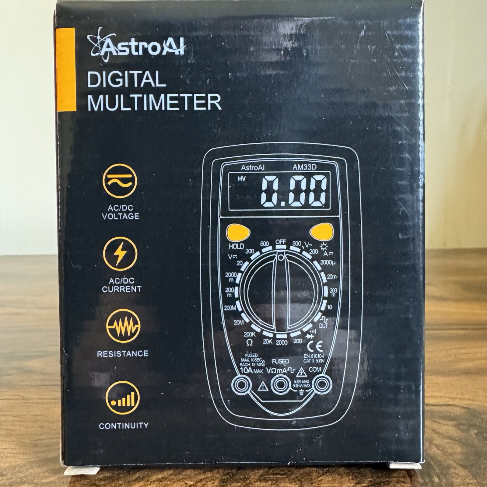 AstroAI Digital Meter Multimeter AM33D New In Box And Instructions
