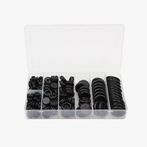 Rubber Grommet Firewall Hole Plug Electrical Wiring Gasket Assortment Kit 170pcs
