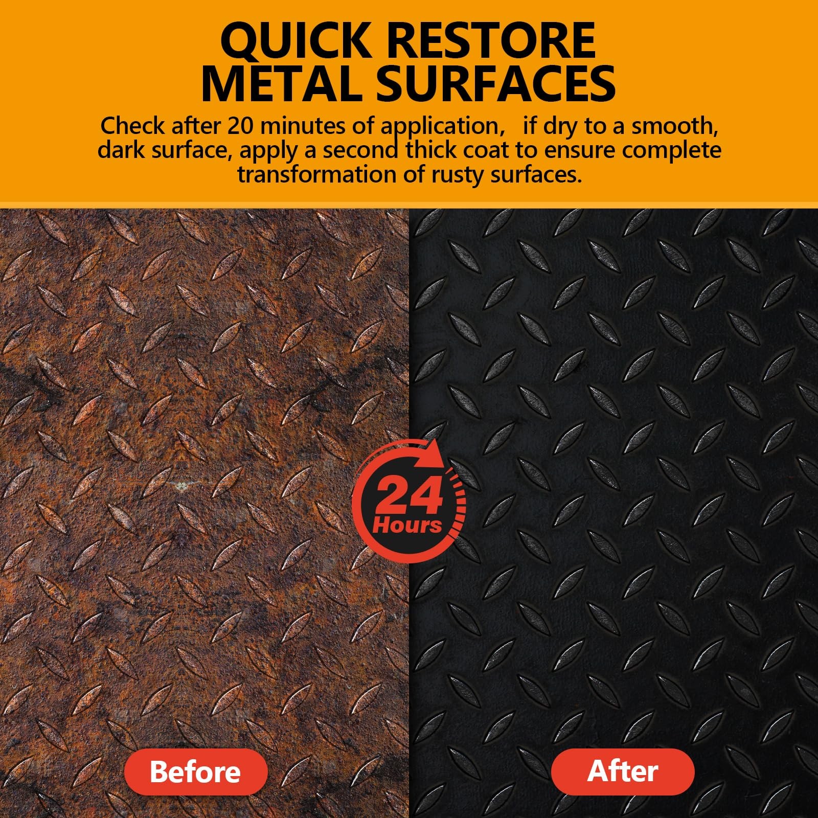 LISRUX Rust Converter Metal PrimerUltra, Effective Professional GradeWaterBas…