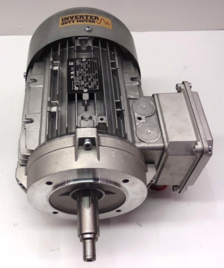 NORD MOTOR W/ GEAR BOX 34614502, 14244828, 3 PH, 1660 RPM, 60 HZ, 230/460V, 2HP