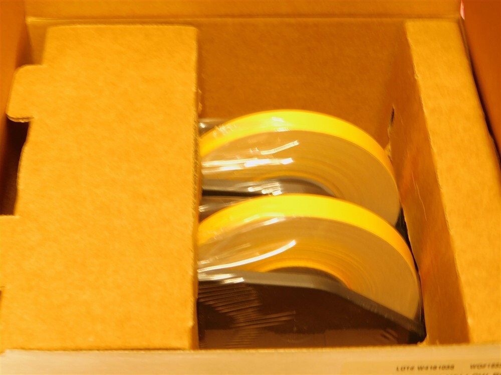 Brady #64326 .5″x110′ Black on Yellow Polyester Tape for Labelizer Plus Printer