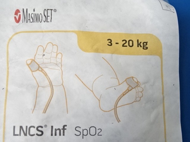 Masimo 2328 LNCS Inf SpO2 Infant Pulse Adhesive Sensor Cable (3-20kg) 12/2025