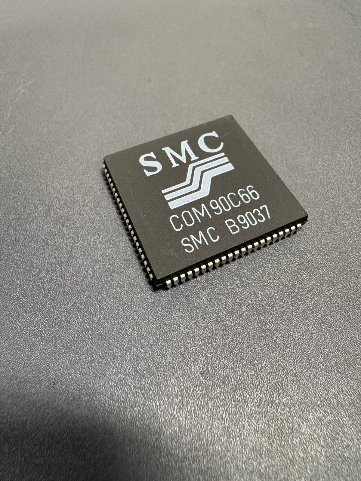 5x SMC COM90C66 PLCC IC Chip Vintage ASAT Hong Kong Lot