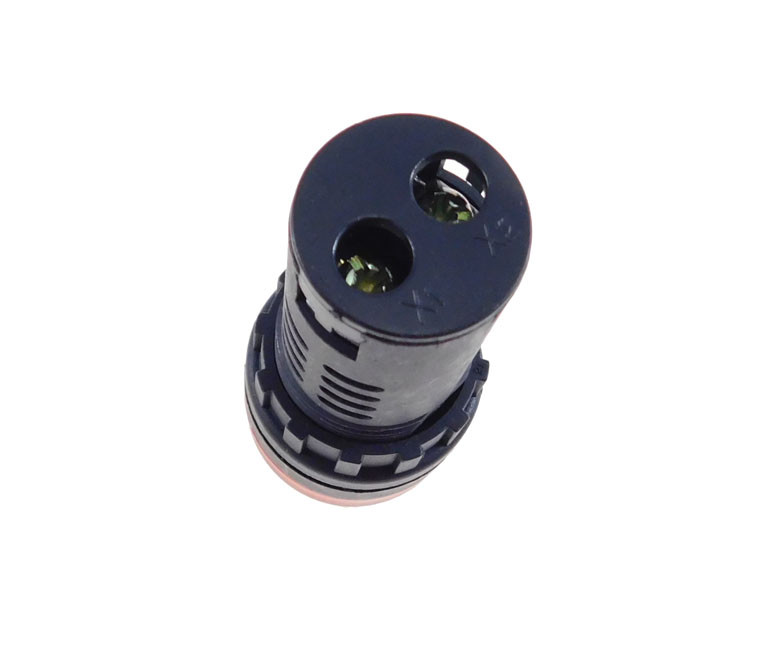 One AC/DC 24V Red LED Flash Indicator Light with Buzzer LB-24V-R