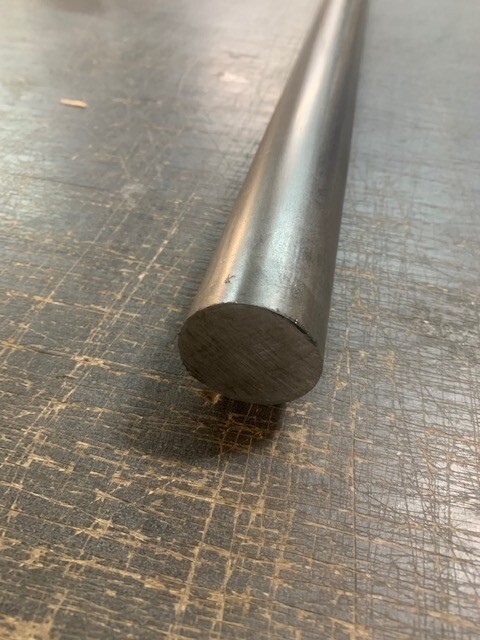 1.5″ Diameter X 24″ Long 1018 Cold Rolled Steel Round Bar, Rod, 1-1/2″ Diameter