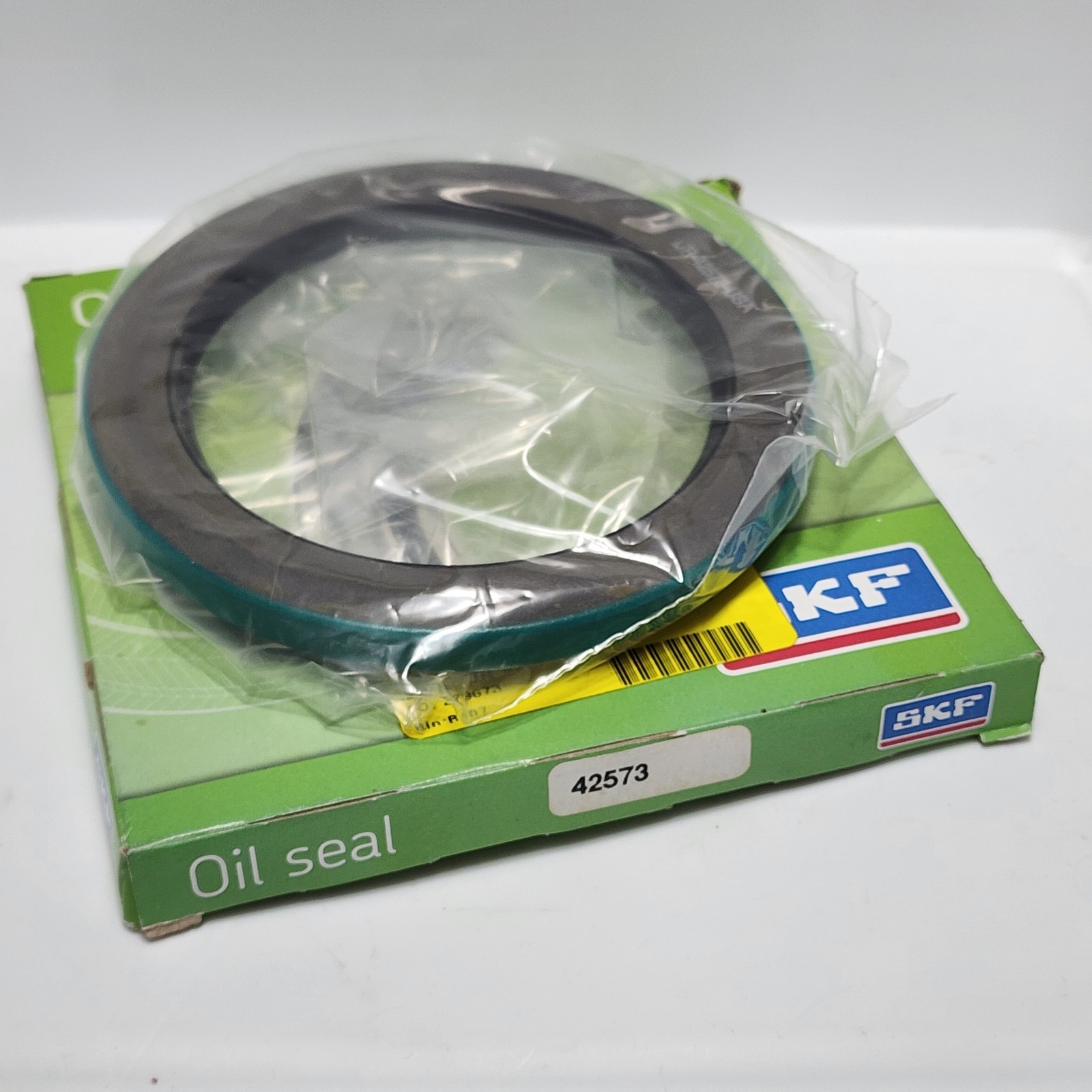 SKF 42573 Seal Single Lip Oil Seal – Solid, 4.250 in Shaft Dia .751 in OD, 0.
