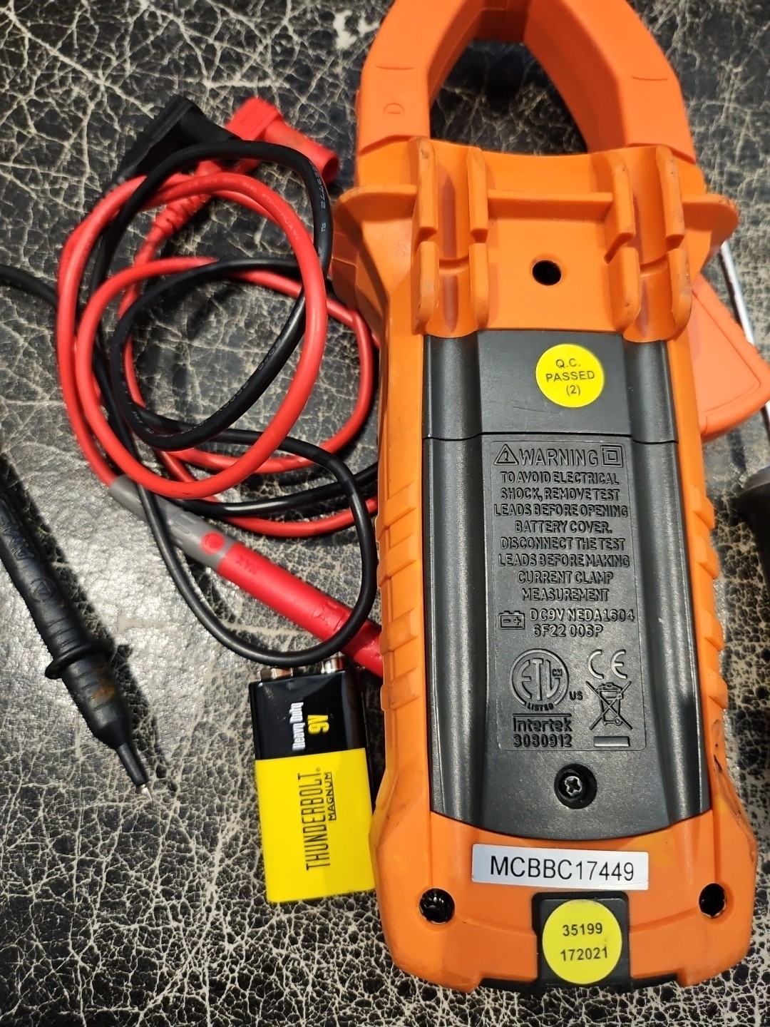 Ames AC / DC Digital Clamp Meter Cat lll 1000V CAT IV 600V CM1000A T-RMS INRUSH