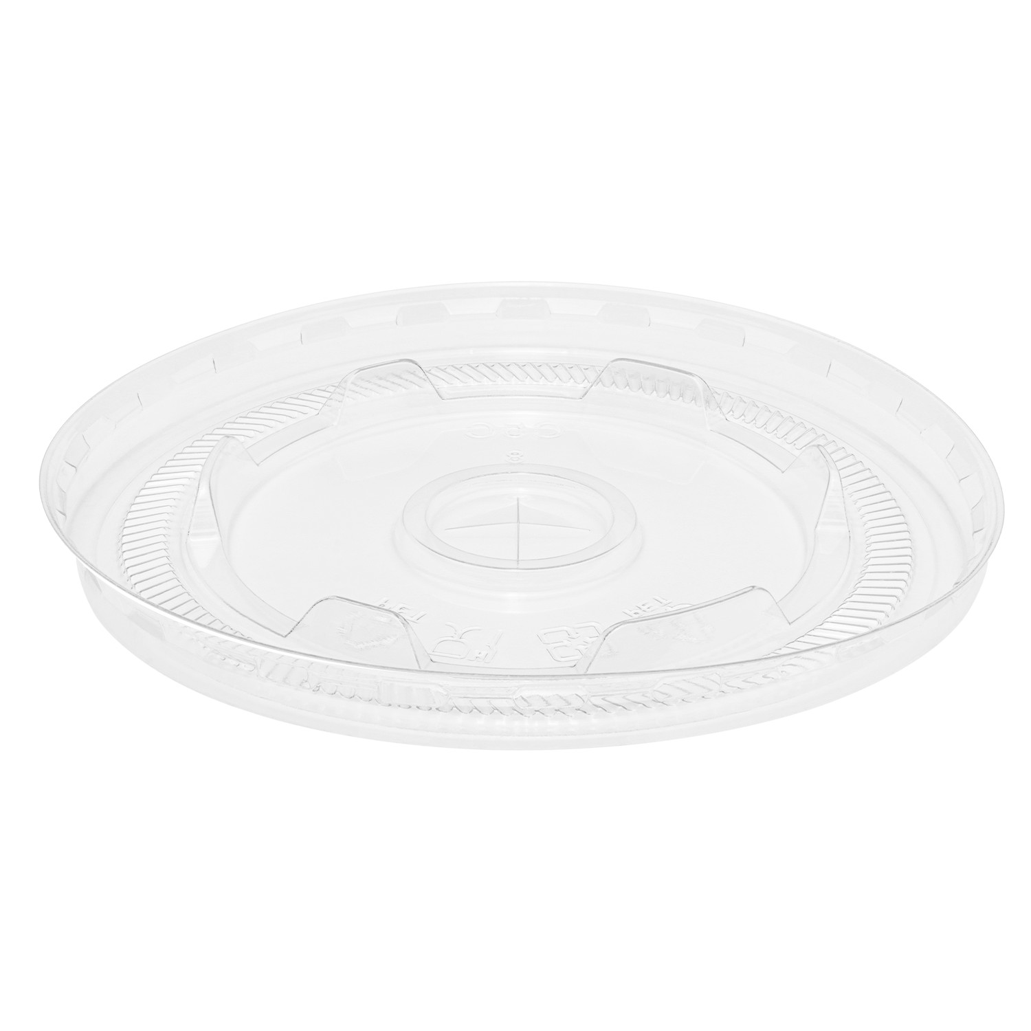 Karat 95mm PET Plastic Flat Lids – 2,000 ct, C3000