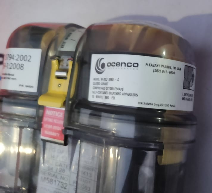 OCENCO EEBD BREATHING DEVICE M-20.2 (LIFE DATE 04/2028)