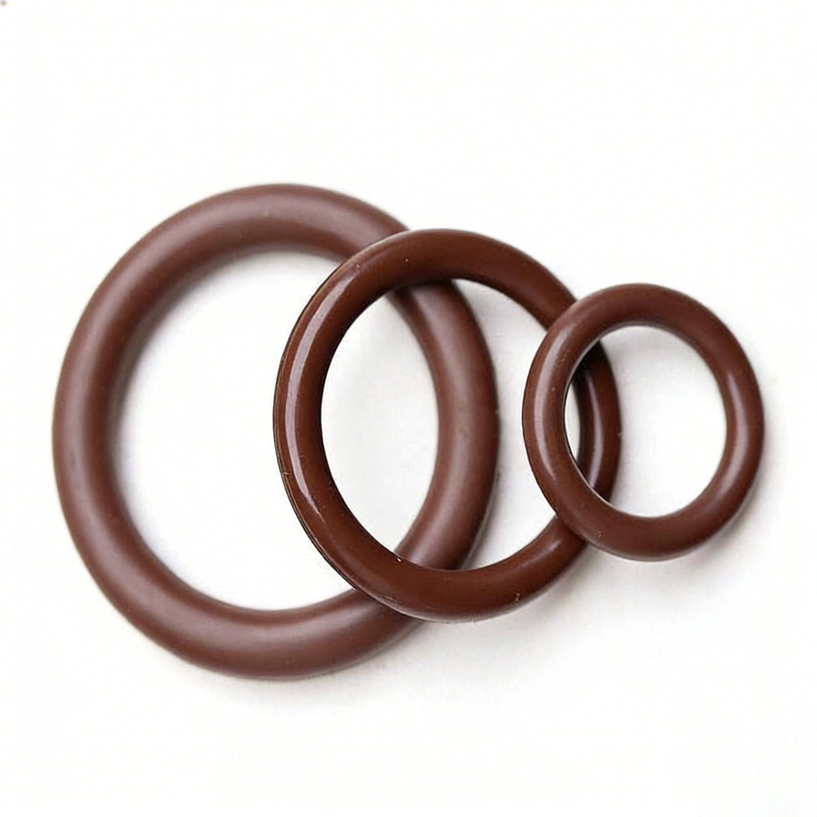 FKM Rubber O Ring 2.5mm Cross Section Brown Sealing Ring 1-195mm ID, 6-200mm OD