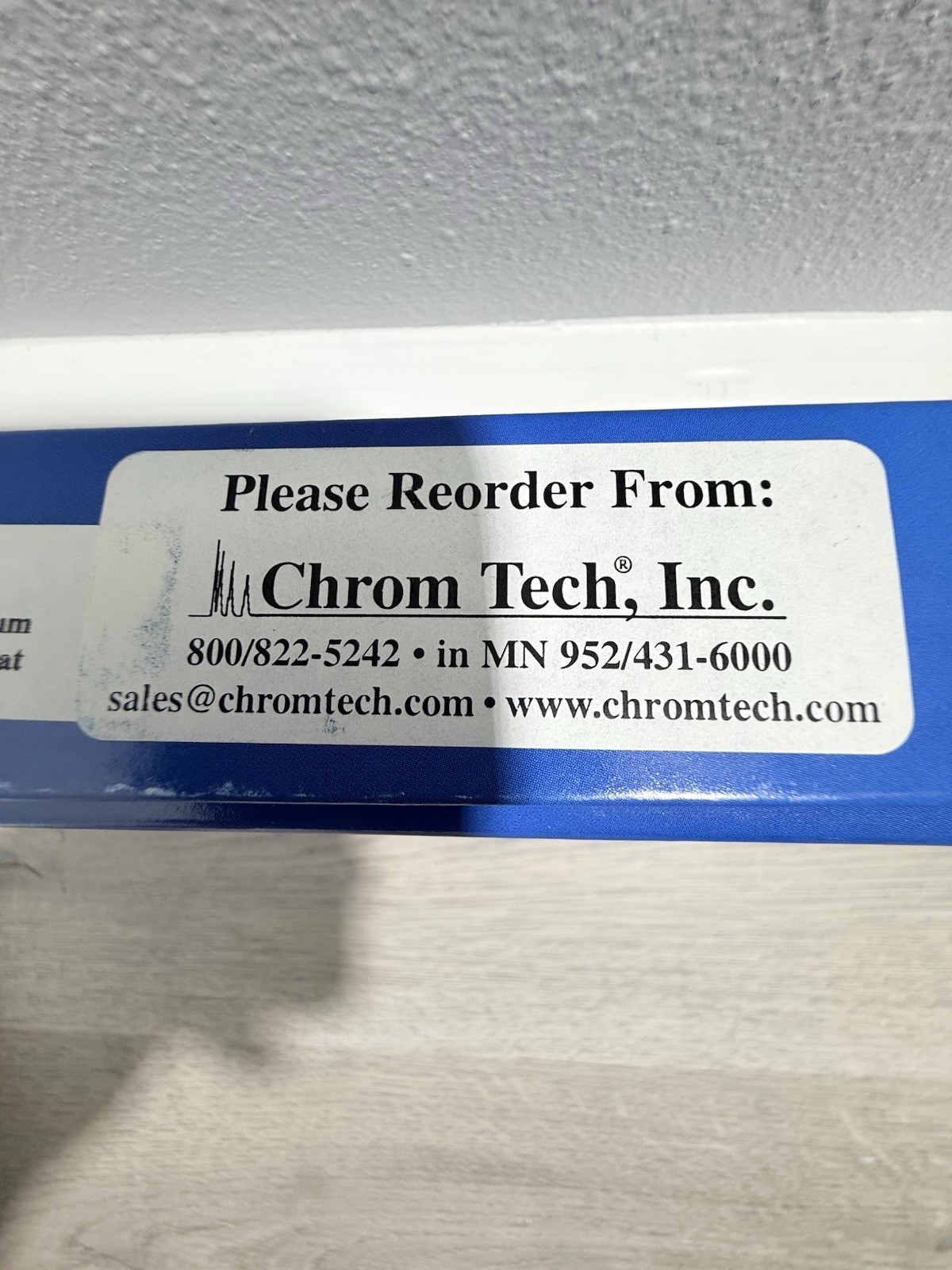 ZirChrom Stablebond SB-CN HPLC Column Physical Laboratory Chromatography