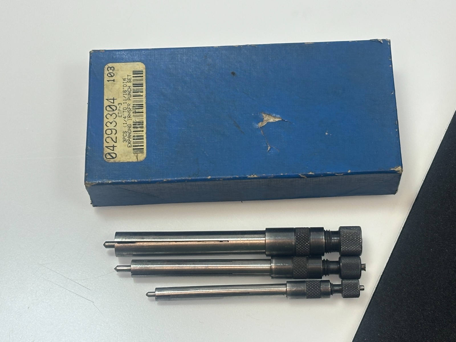 Value Collection ETP-3 3pc 1/4-11/16 Diameter Expanding Transfer Punch Set