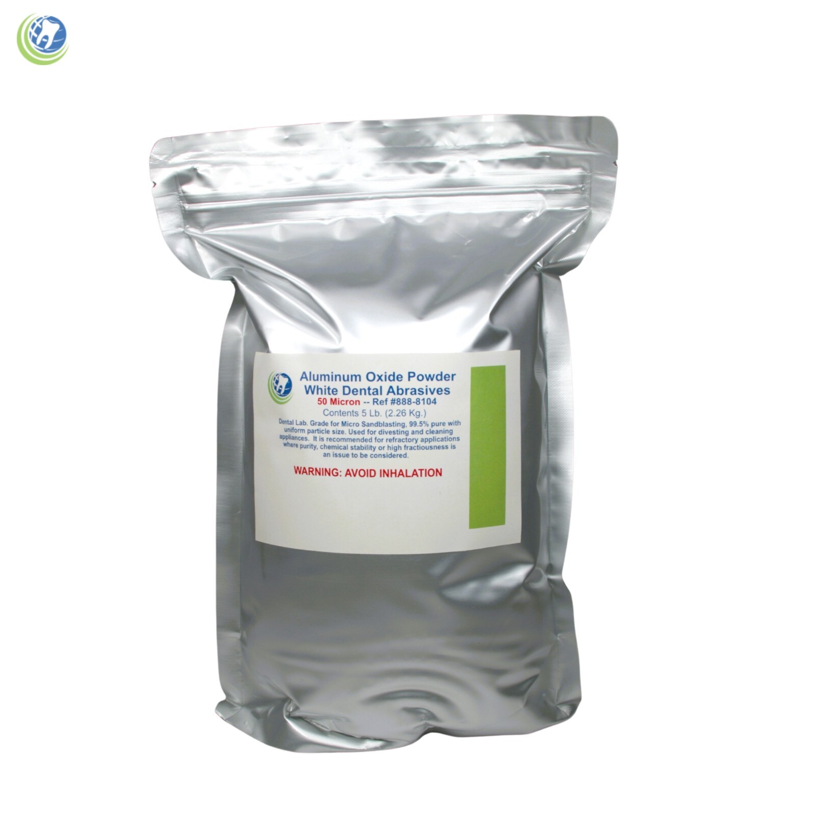 5 Lb Dental Grade White Aluminum Oxide 50 Micron Polishing Blasting Abrasive 99%