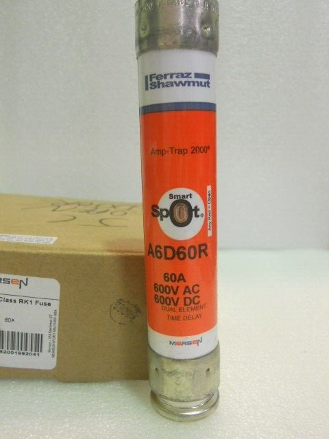 New Lot Shawmut Smart Spot A6D60R 60 Amp Fuses LPS RK 60SP NEW LOOK NIB