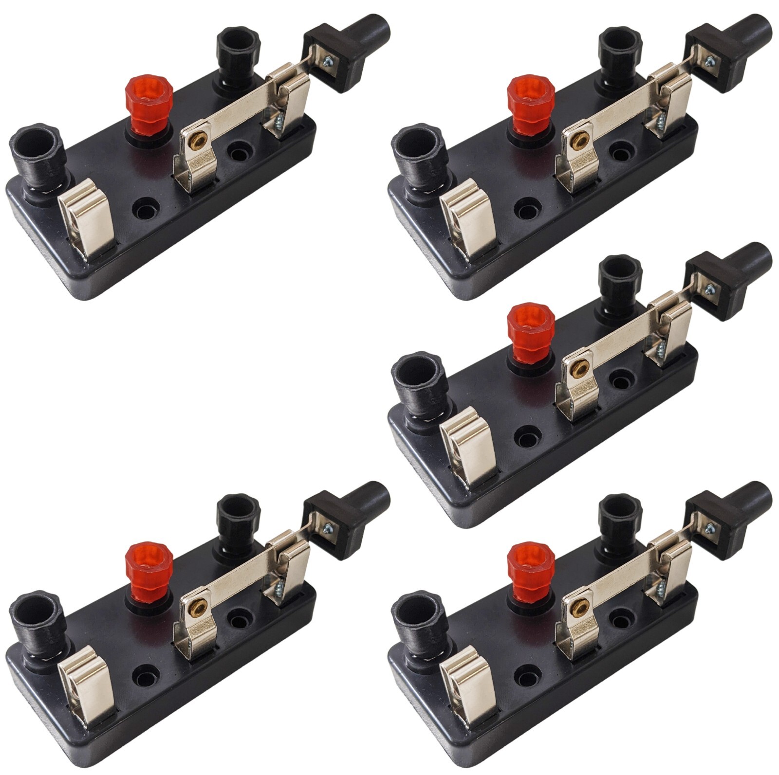 5 Pack SPDT Knife Switches (Single Pole Double Throw), 2.98″ × 1.36″ × 1.15″