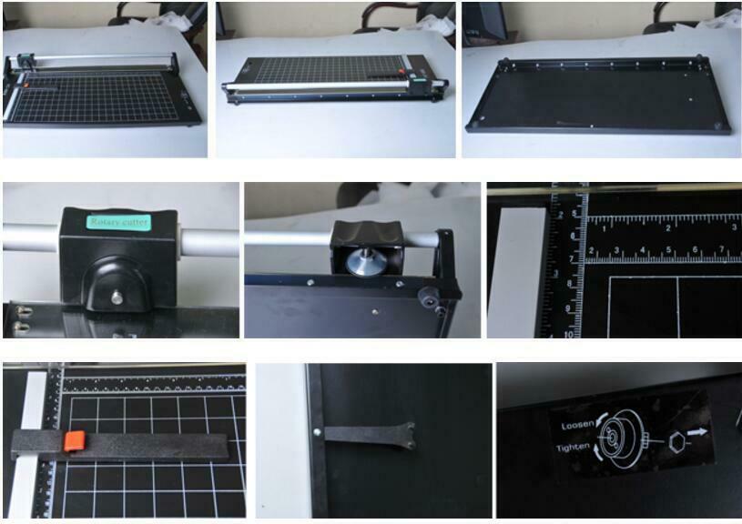 48″ / 1220mm Manual Rotary Paper Cutter Trimmer Photo Paper Film Sharp Cutter