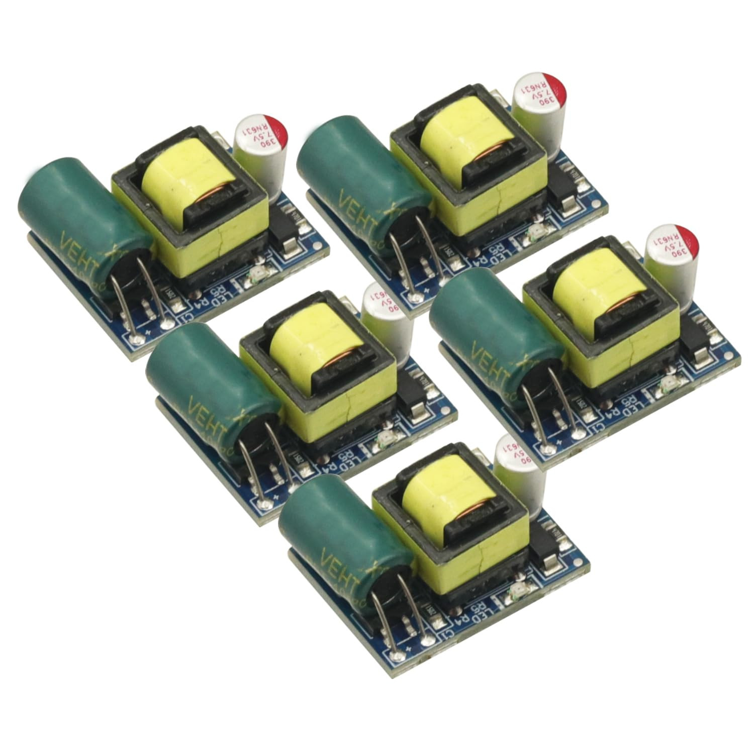 5Pcs Mini AC to Dc Converter AC-DC 110V 120V 220V 230V to 5V Converter Board Mod