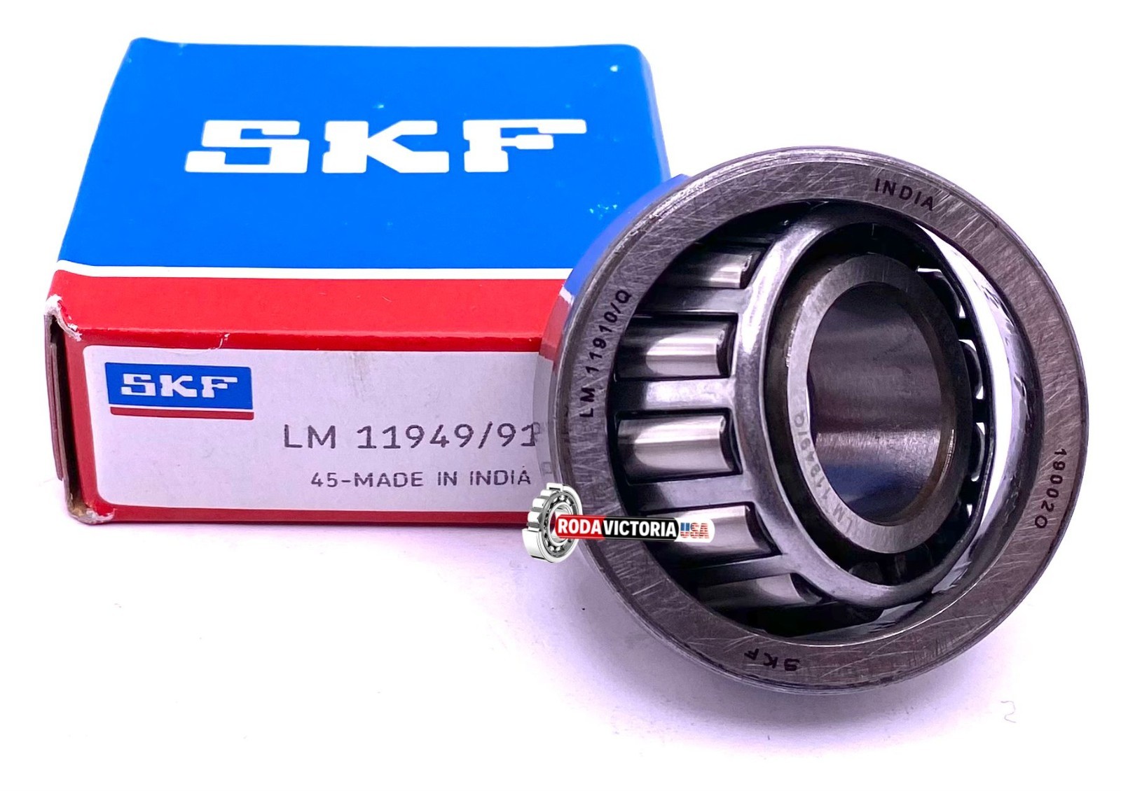 SKF LM11949 LM11910 /Q Tapered Roller Bearing Set2 19.05×45.24×16.64 mm