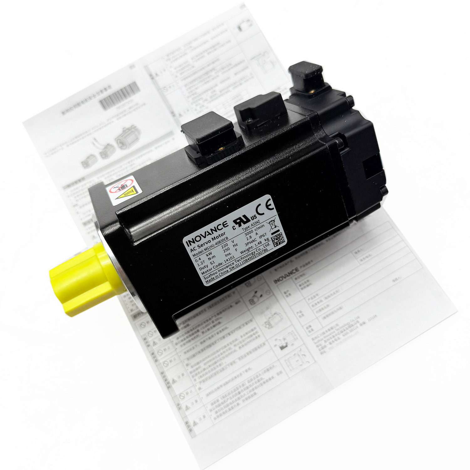 Brand New 1Pcs MS1H1-40B30CB-A334Z for INOVANCE Servo Motor MS1H140B30CB-A334Z