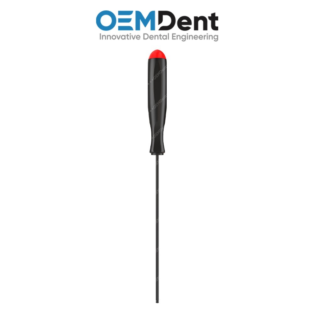 Extra Long Hand Hex Driver 1.25mm – 60.0mm Screw CAD/CAM Dental Tool