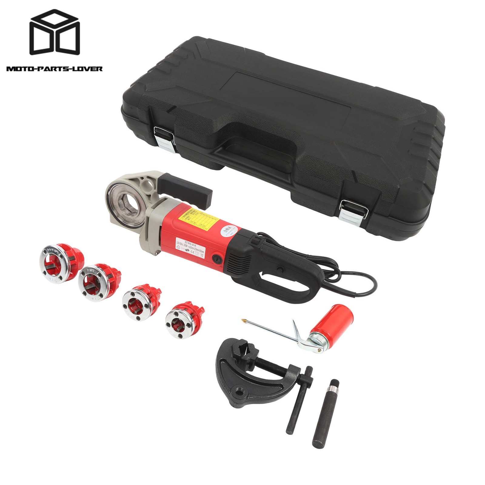 1/2-1-1/4″ Pipe Threader 2300W Electric 4 Blade Portable Threading Machine