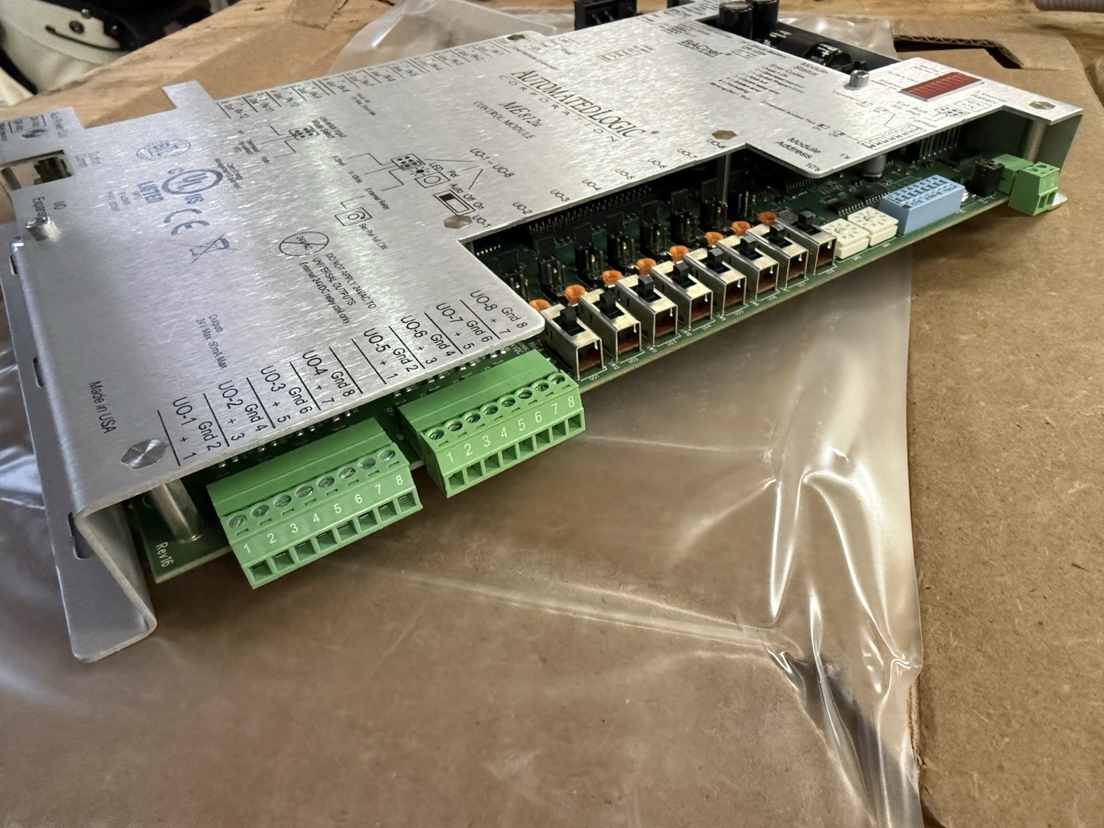 Automated Logic ME812u BACnet Control Module BAS HVAC Controller Rev 16