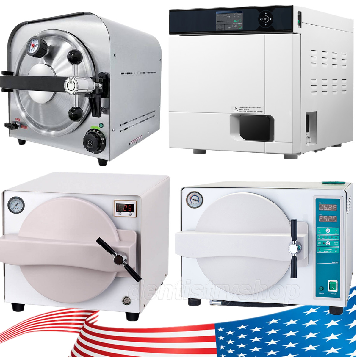 Medical Dental Autoclave Steam Sterilizer 17L/18L/22L Vacuum Steam Sterilization