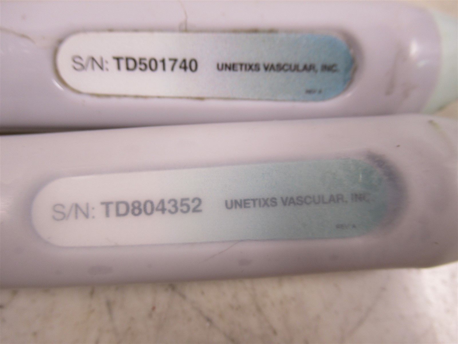 Unetixs Vascular TruDop 5 MHz and TruDop 8 MHz Probes Continuous Wave Doppler
